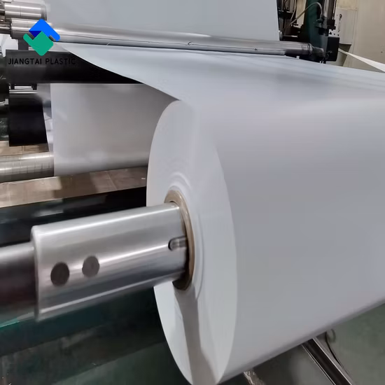 Rotolo di fogli in PVC bianco opaco con foglio di plastica in PVC rigido per stampa offset Jiangtai