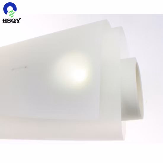 Foglio di plastica rigida in PVC bianco opaco