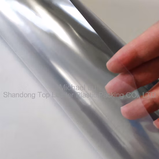 Pellicola in PVC trasparente da 60 micron con elevata resistenza alla trazione per imballaggi farmaceutici