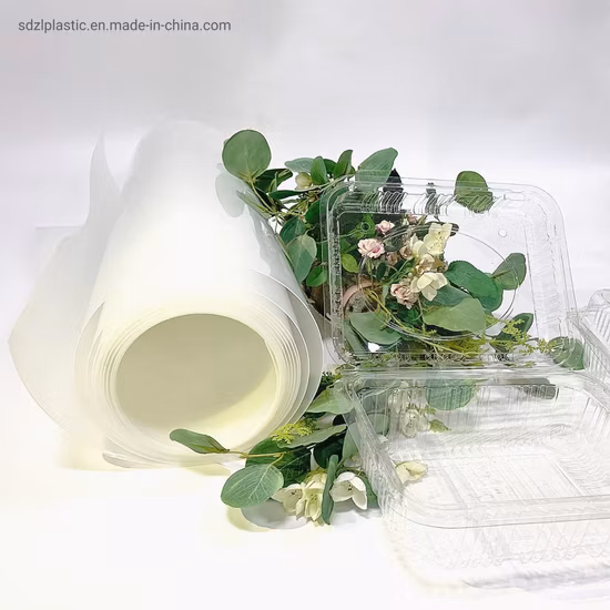 Confezione in blister farmaceutico Pellicola rigida in PE Pellicola in rotolo di fogli di plastica per animali domestici in PVC